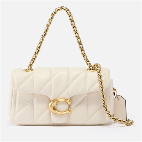 coach quilted tabby shoulder bag.